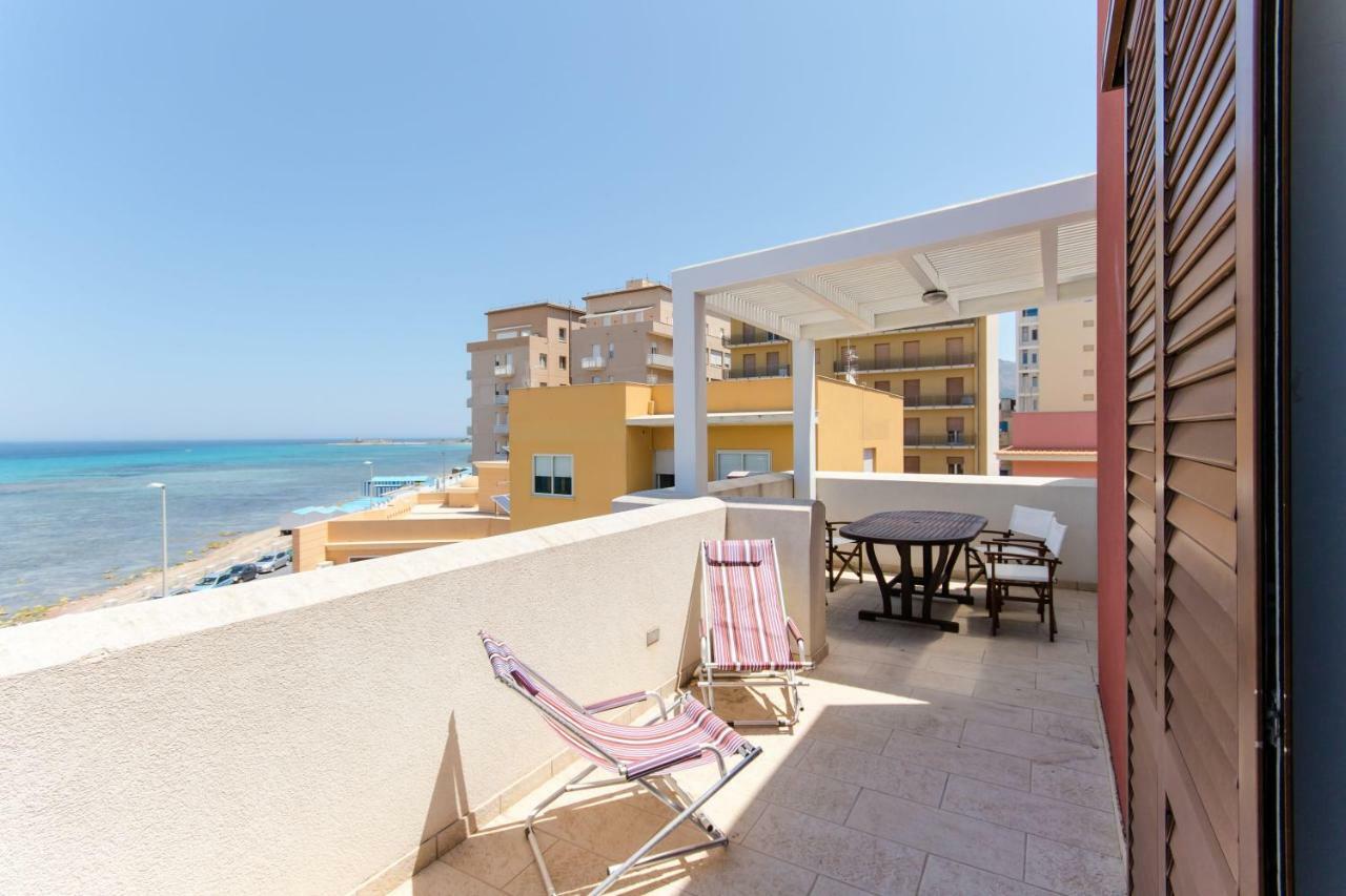 Ferienwohnung Terrazza Sul Mare Trapani Exterior foto